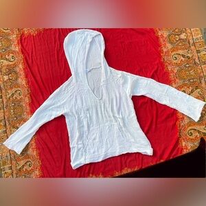 Michael Stars 100% cotton gauze hoodie